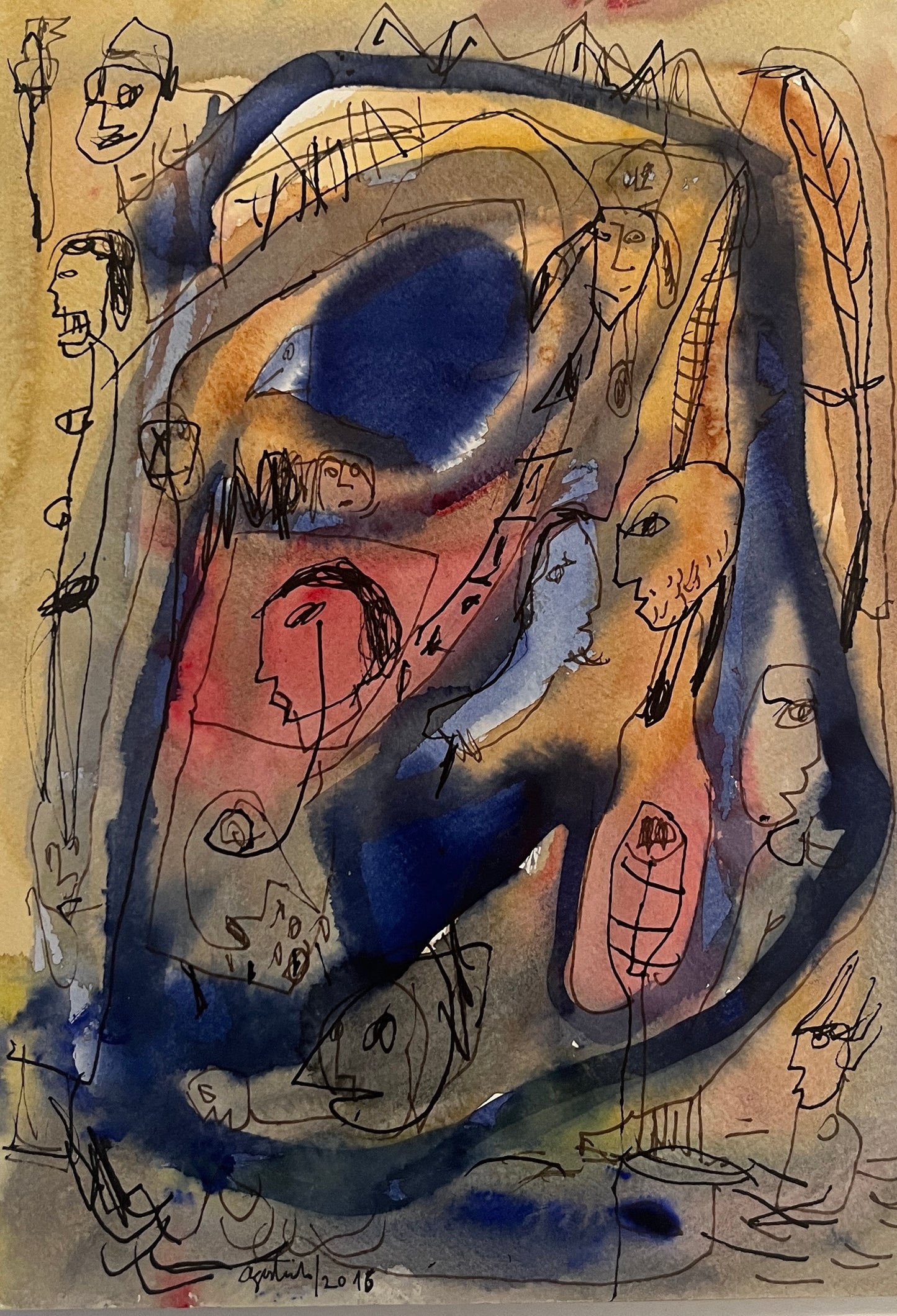 Pintura Agostinho Santos 01