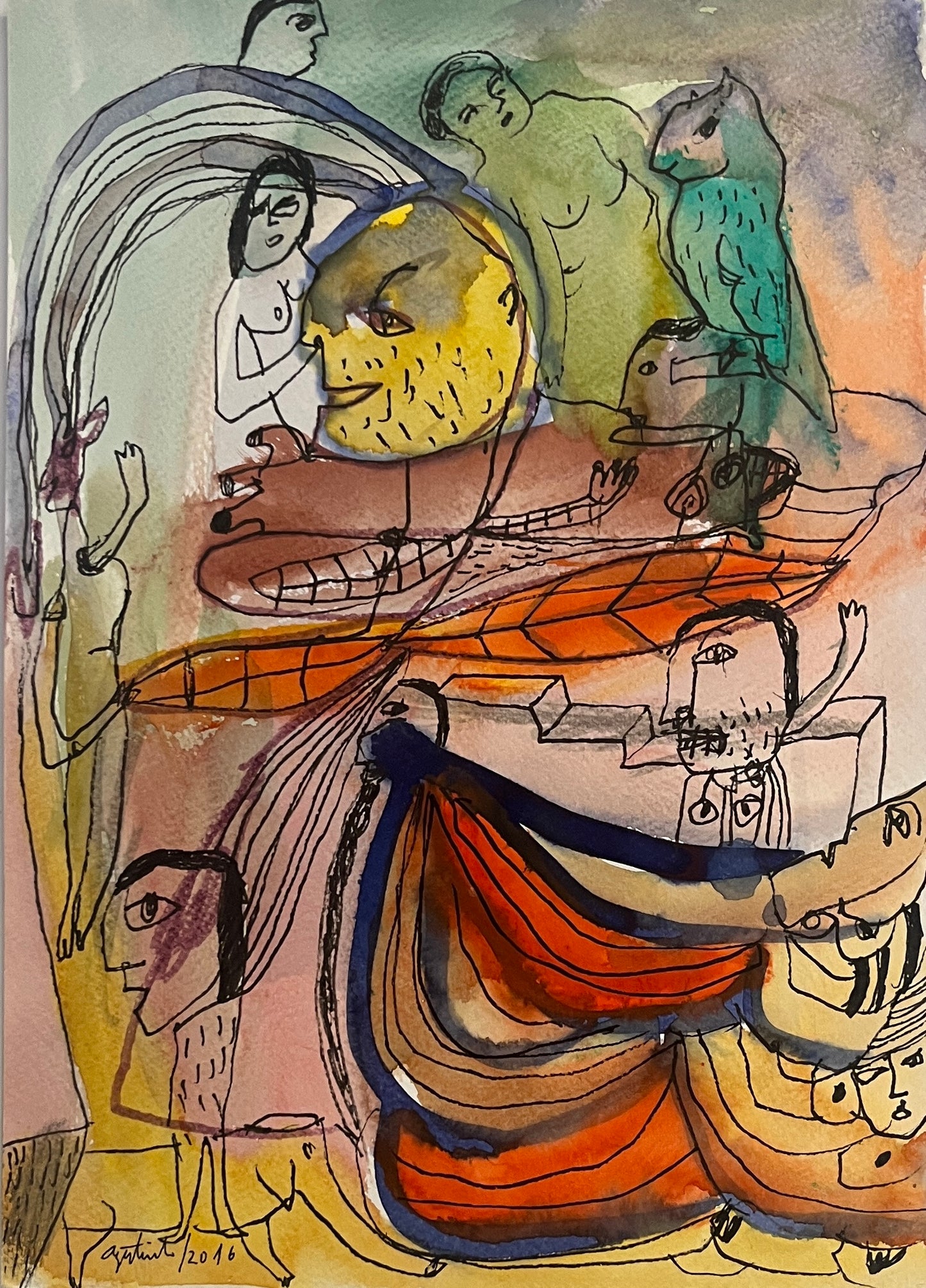 Pintura Agostinho Santos 04