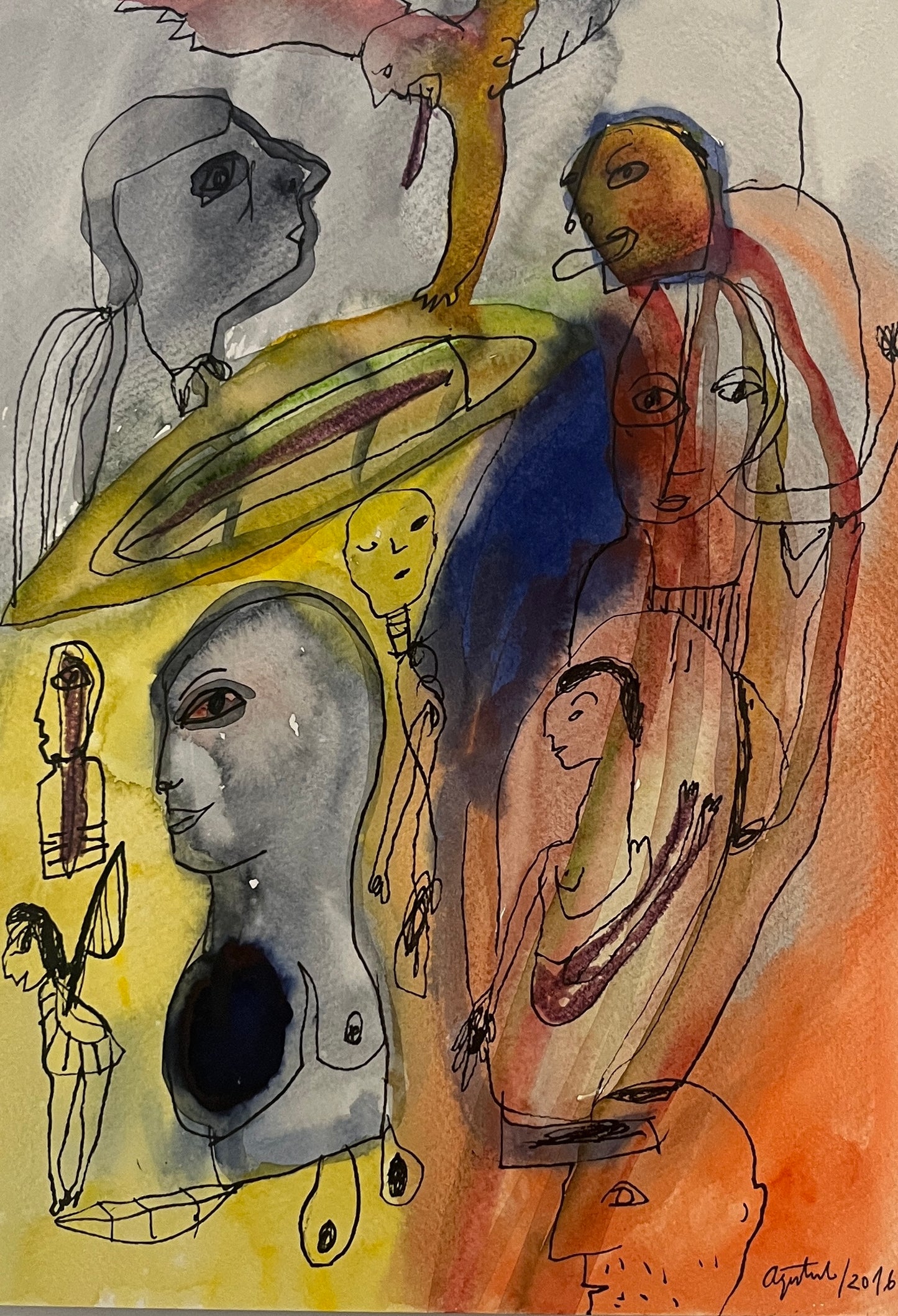 Pintura Agostinho Santos 05